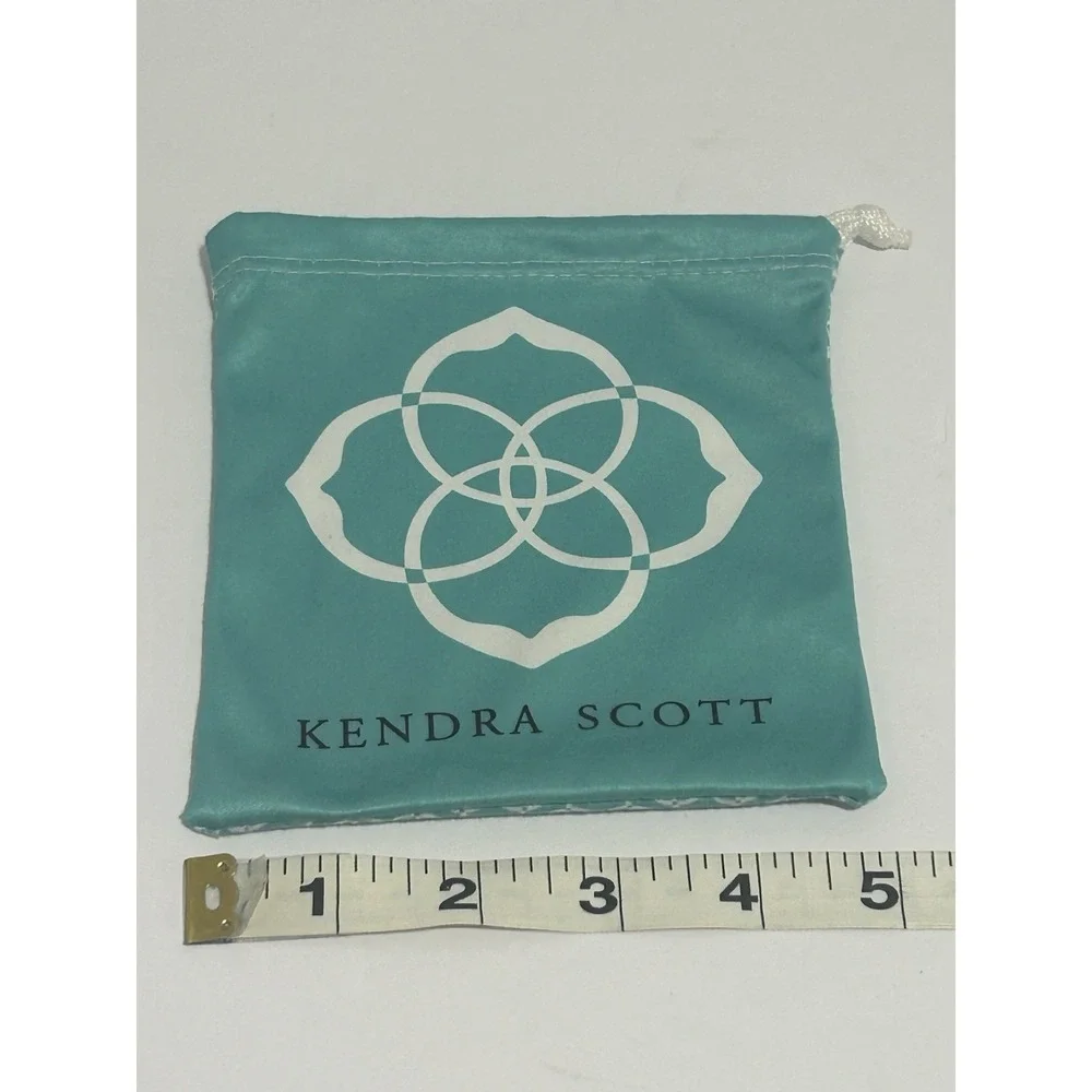 Kendra Scott Turquoise Blue Jewelry Dust Bag Pouch Drawstring Organizer Travel 2